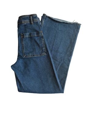 Zara Women's Dark Blue “The Marine Straight” Jeans